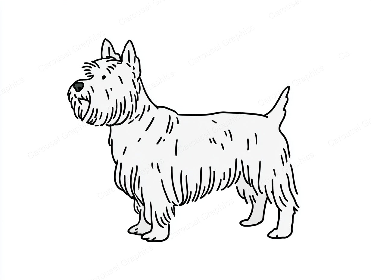 Yorkie Vector Graphic preview
