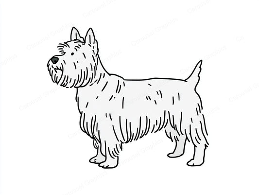 Yorkie Vector Graphic preview