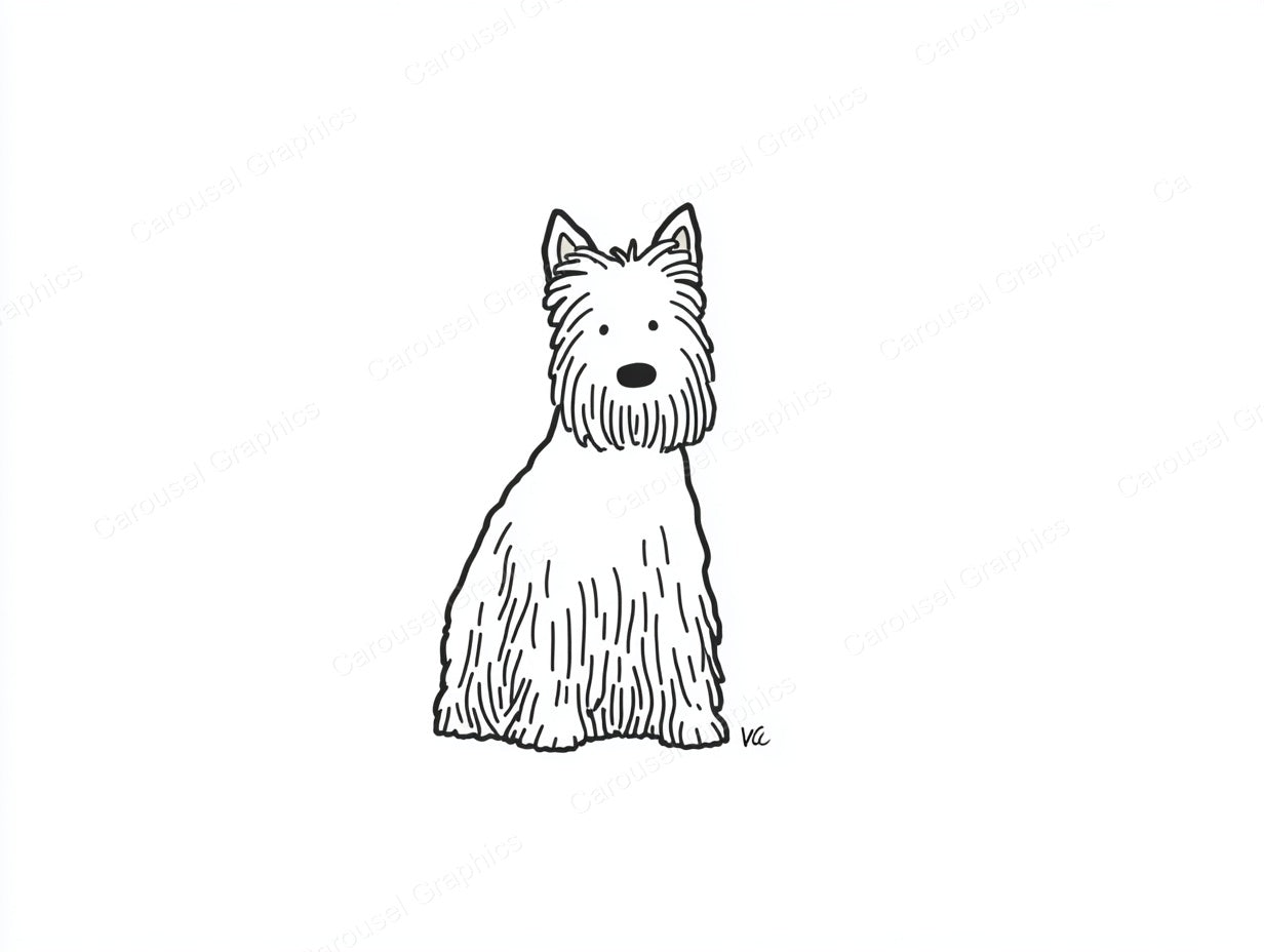 Yorkie Vector Graphic preview