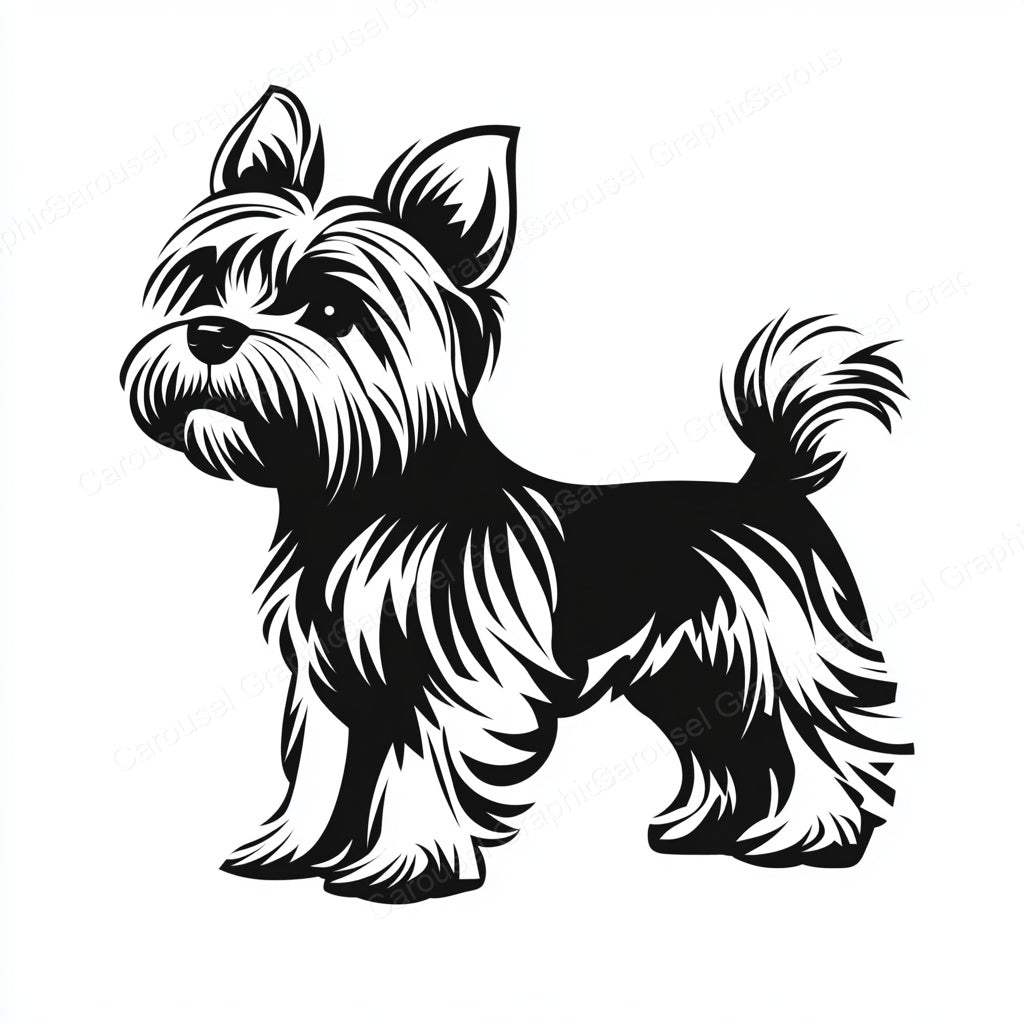 Yorkie Vector Graphic preview