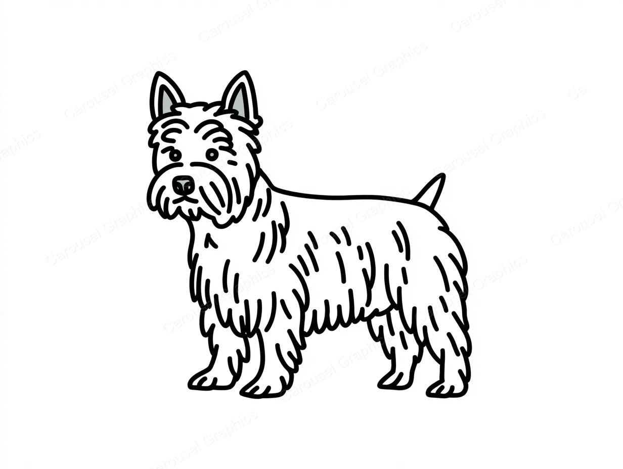 Yorkie Vector Graphic preview