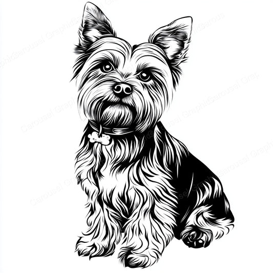Yorkie Vector Graphic preview