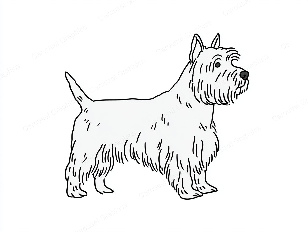 Yorkie Vector Graphic preview