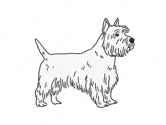 Yorkie Vector Graphic preview