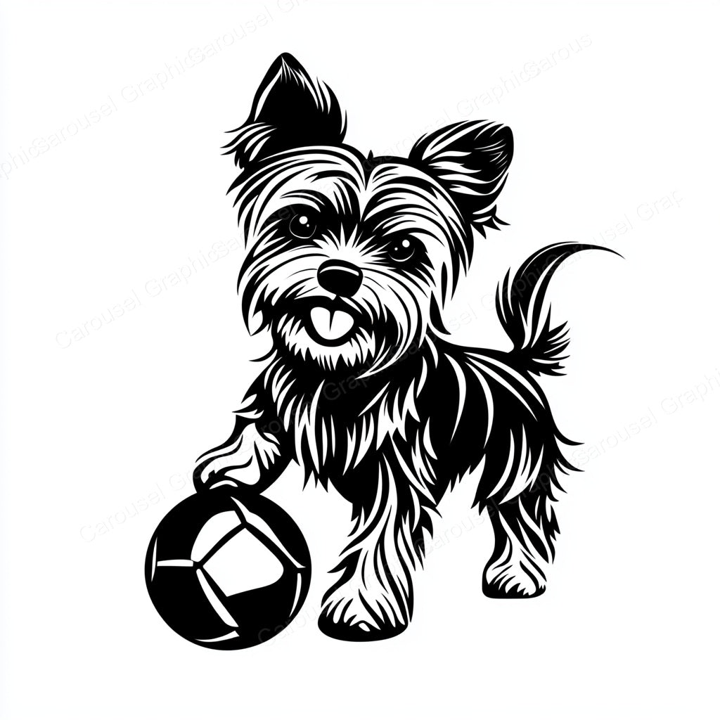 Yorkie Vector Graphic preview