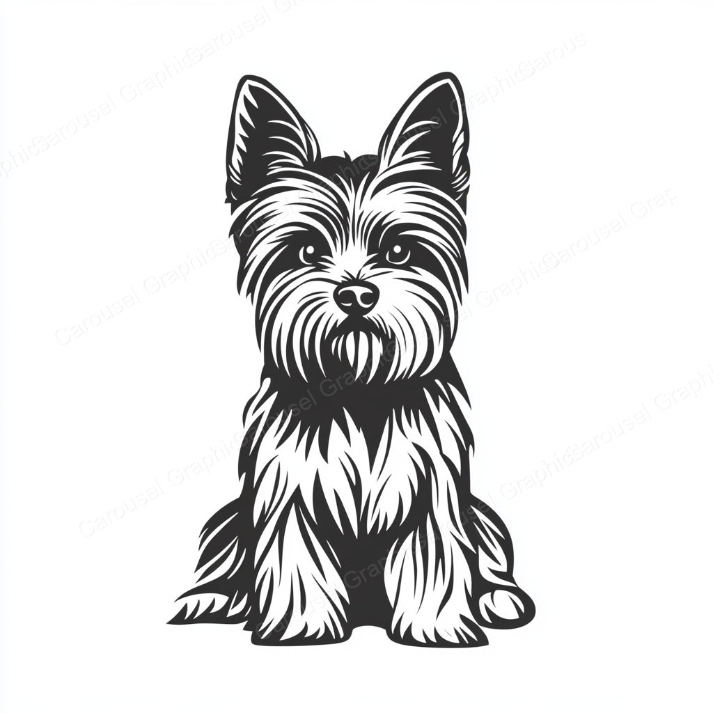 Yorkie Vector Graphic preview