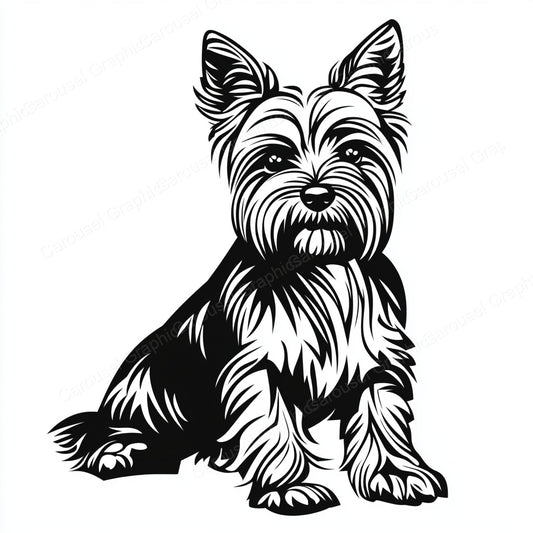 Yorkie Vector Graphic preview