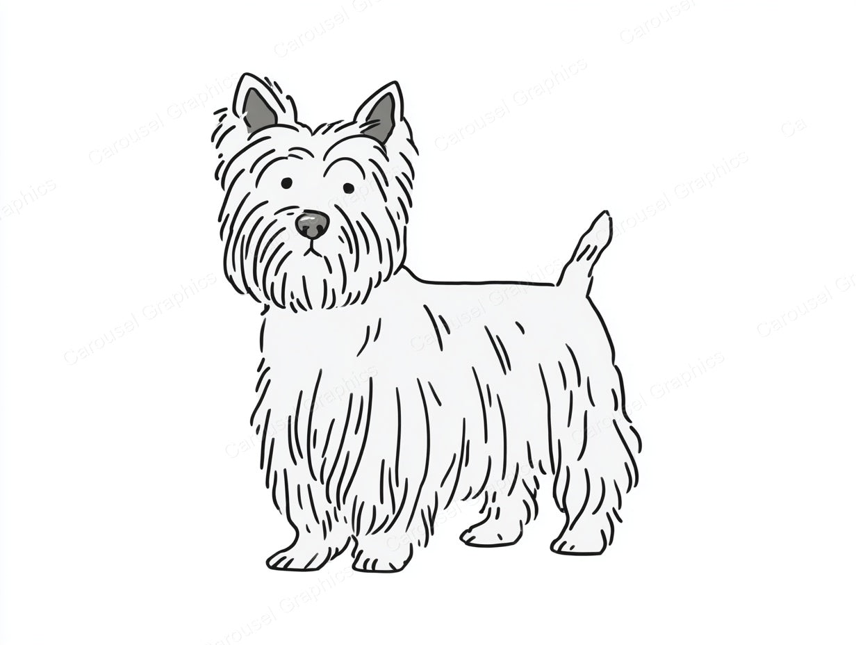 Yorkie Vector Graphic preview