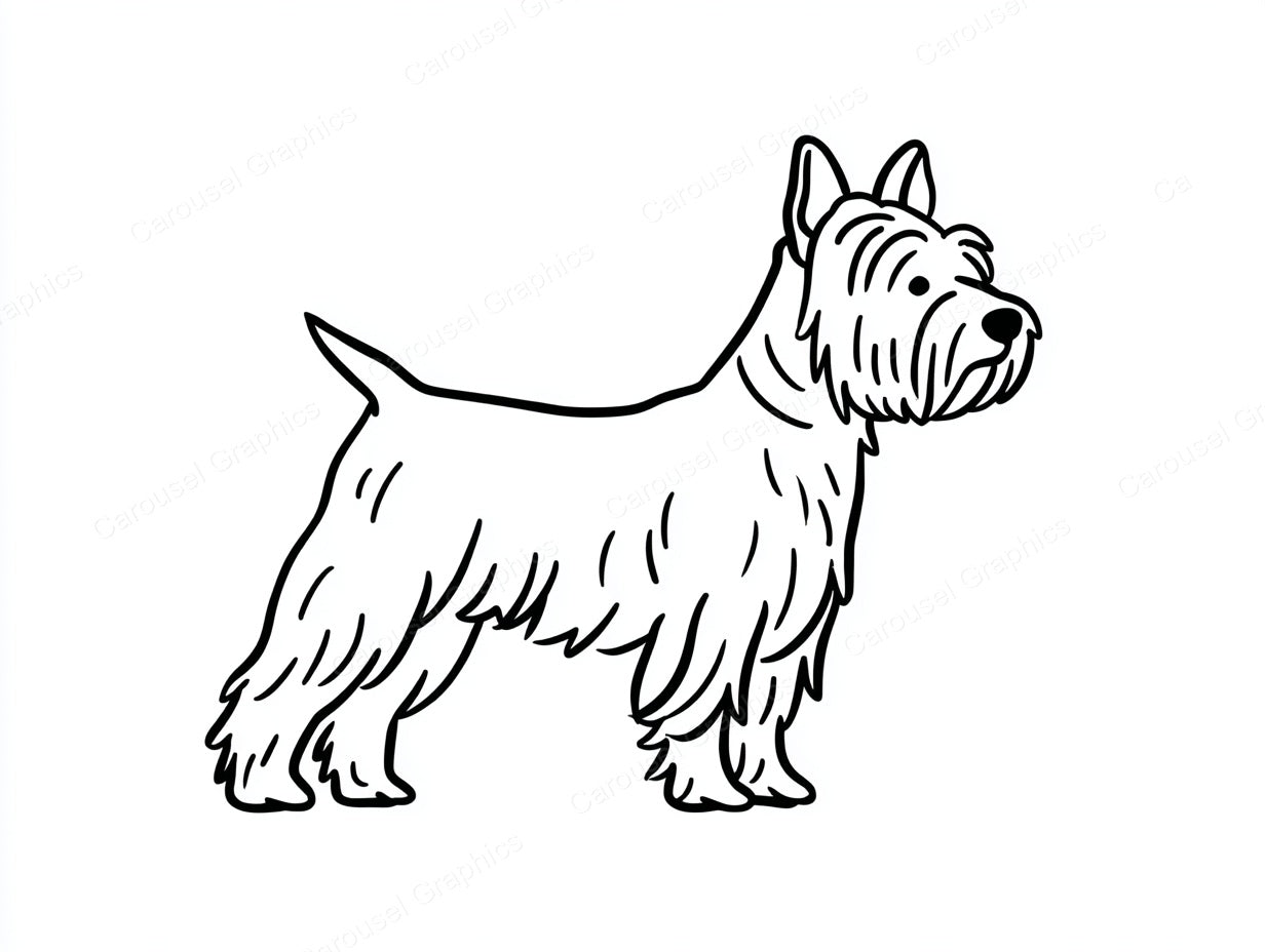 Yorkie Vector Graphic preview