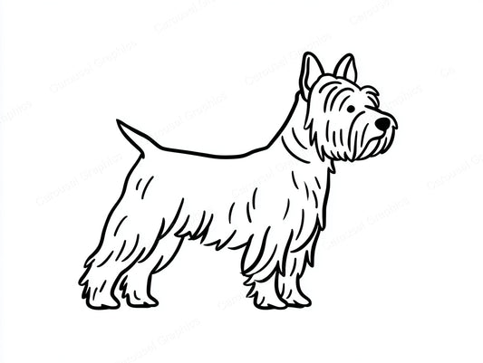 Yorkie Vector Graphic preview
