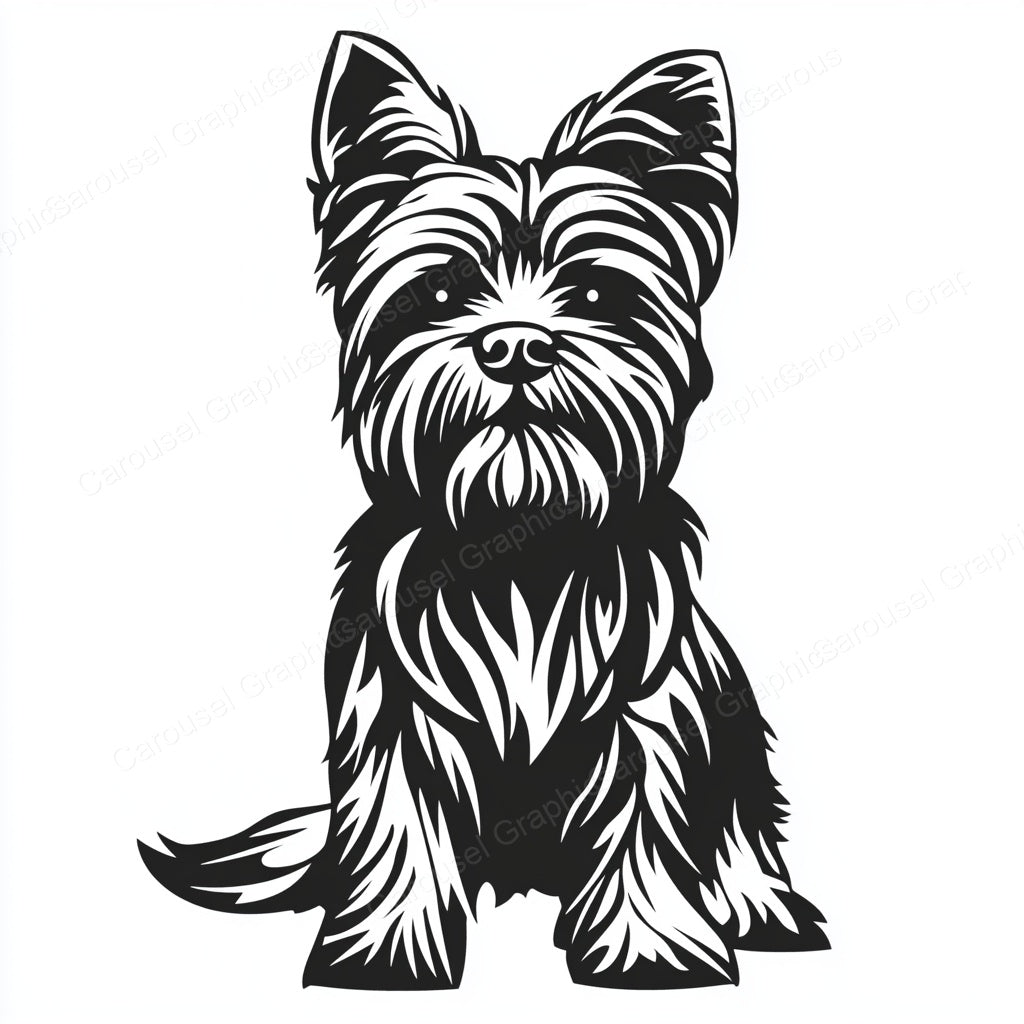 Yorkie Vector Graphic preview
