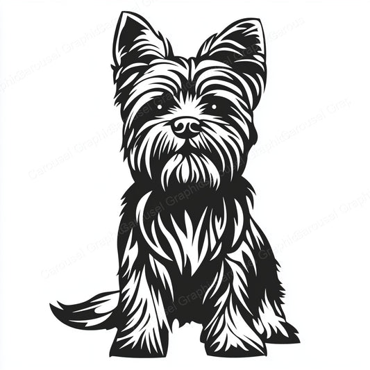Yorkie Vector Graphic preview