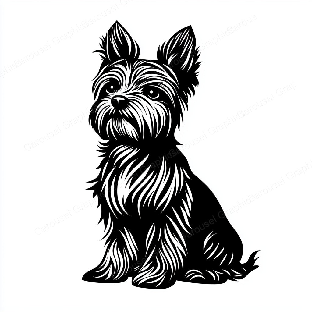 Yorkie Vector Graphic preview