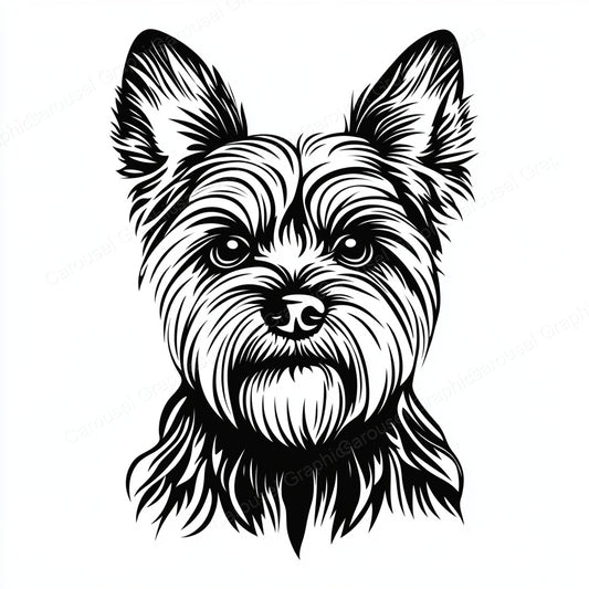 Yorkie Vector Graphic preview