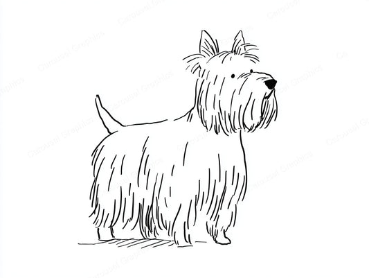 Yorkie Vector Graphic preview