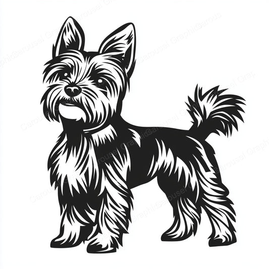 Yorkie Vector Graphic preview