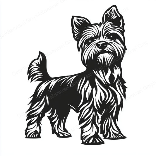 Yorkie Vector Graphic preview