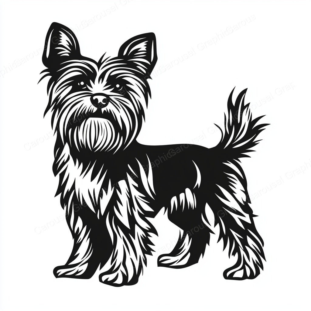 Yorkie Vector Graphic preview