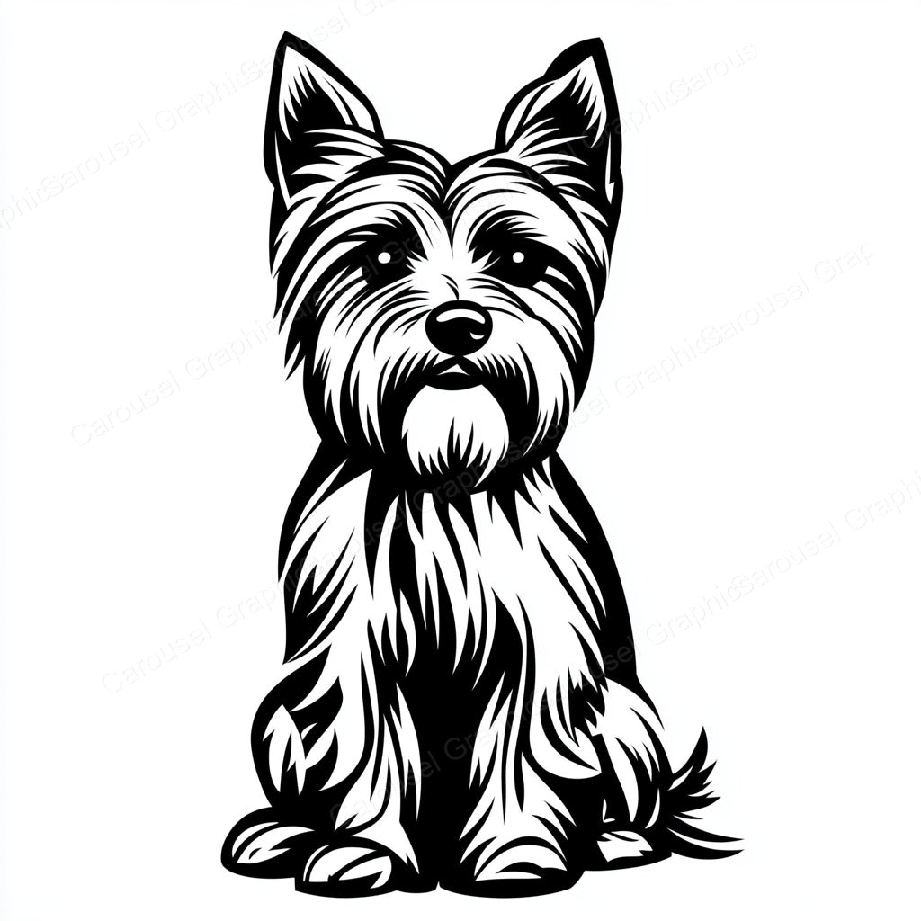 Yorkie Vector Graphic preview