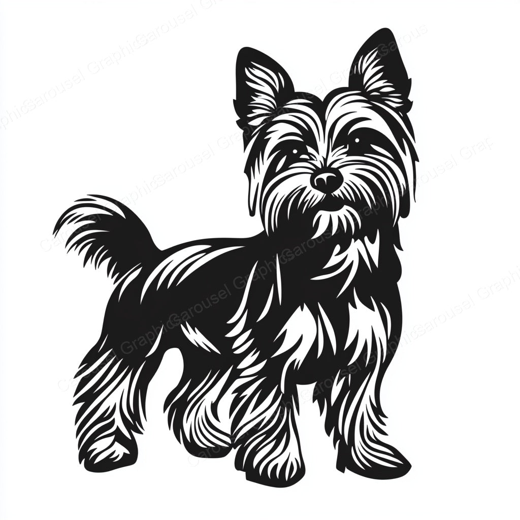 Yorkie Vector Graphic preview