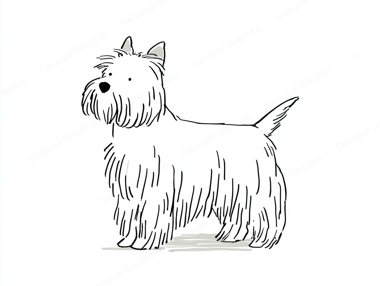 Yorkie Vector Graphic preview
