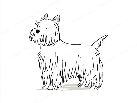 Yorkie Vector Graphic preview