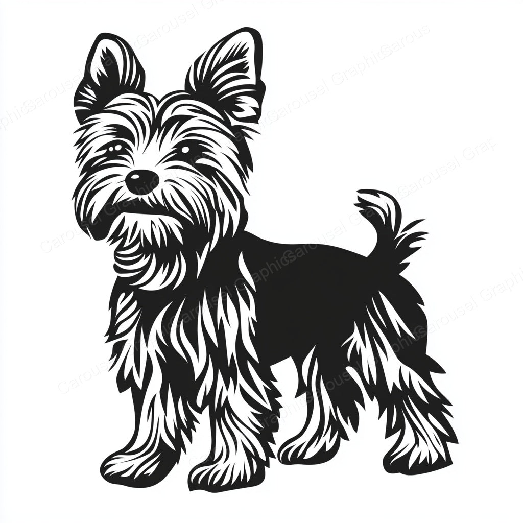 Yorkie Vector Graphic preview