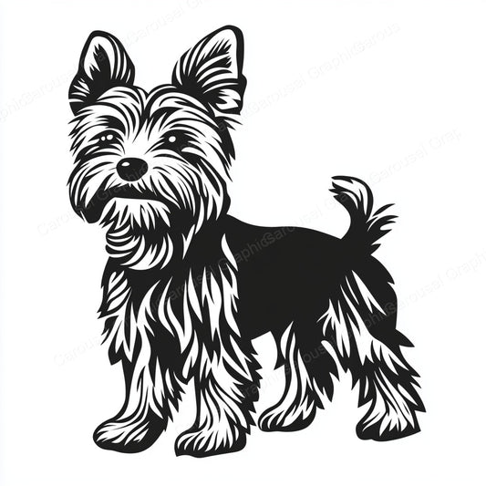 Yorkie Vector Graphic preview
