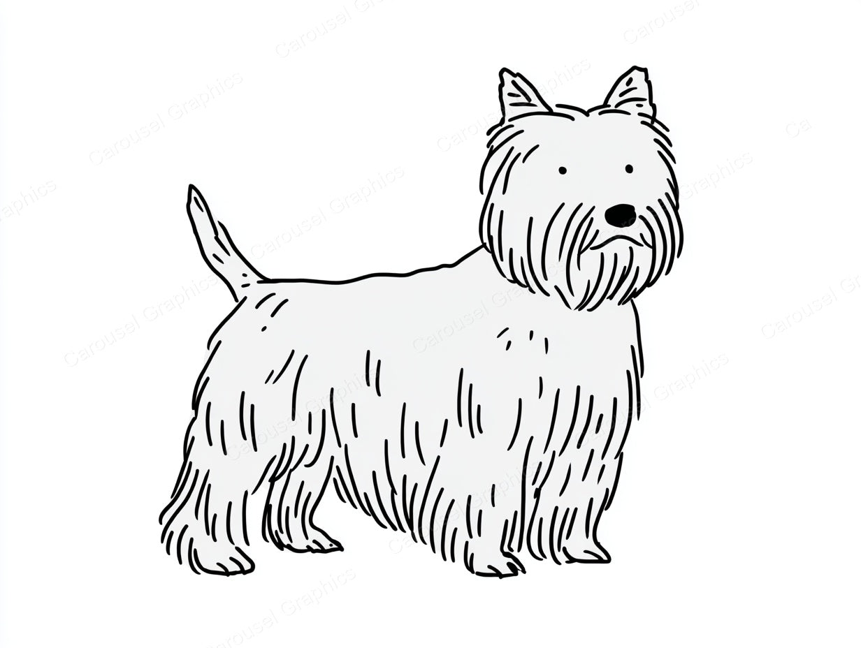 Yorkie Vector Graphic preview