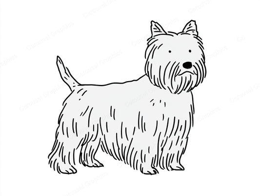 Yorkie Vector Graphic preview