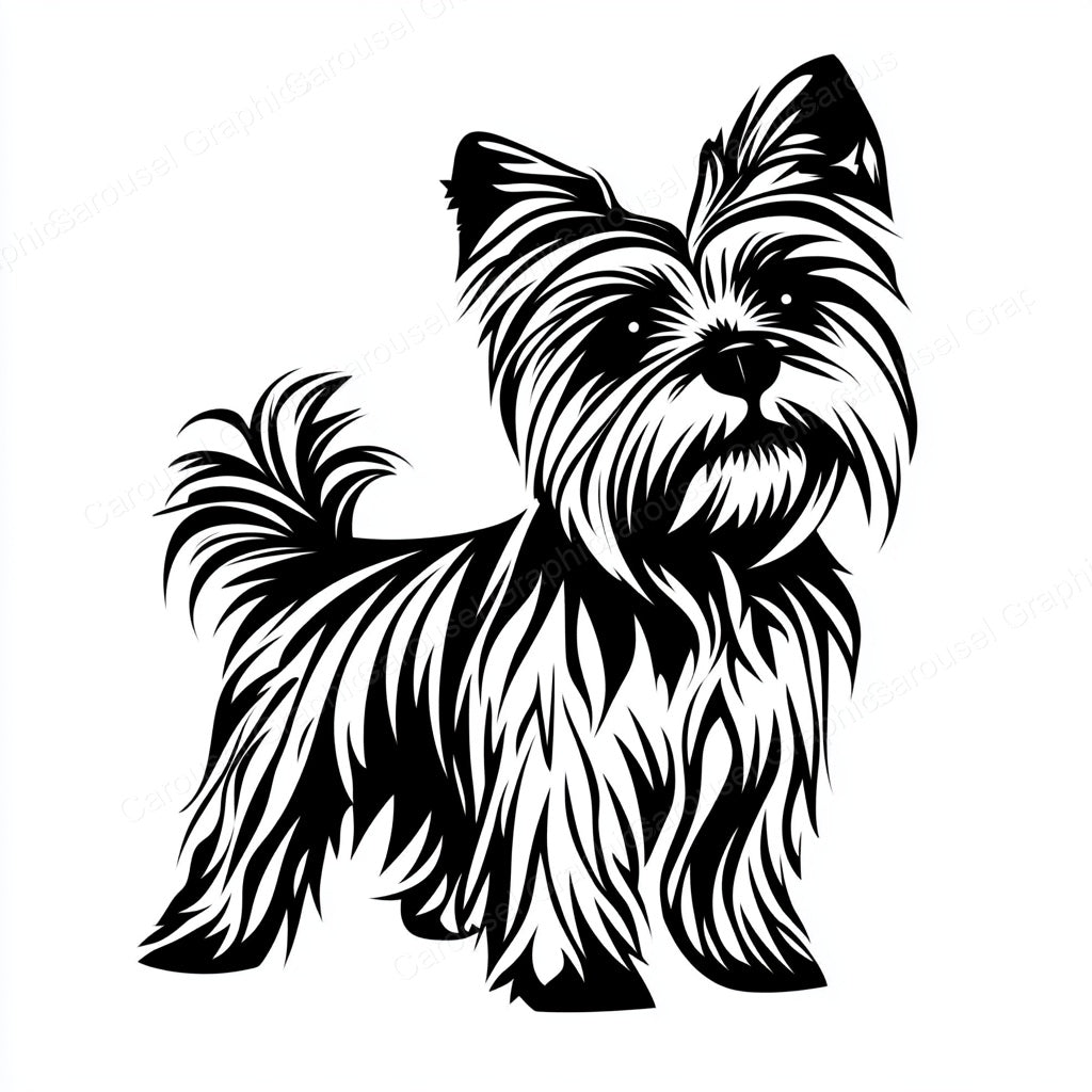 Yorkie Vector Graphic preview