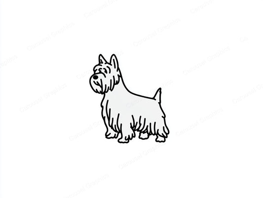 Yorkie Vector Graphic preview