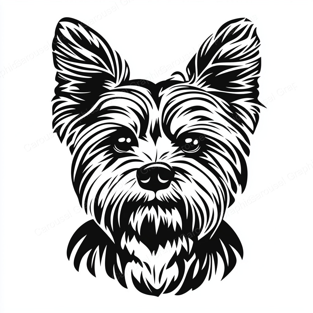 Yorkie Vector Graphic preview