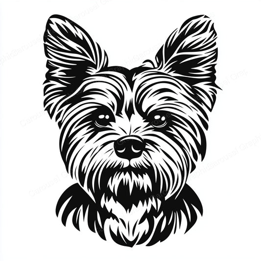 Yorkie Vector Graphic preview