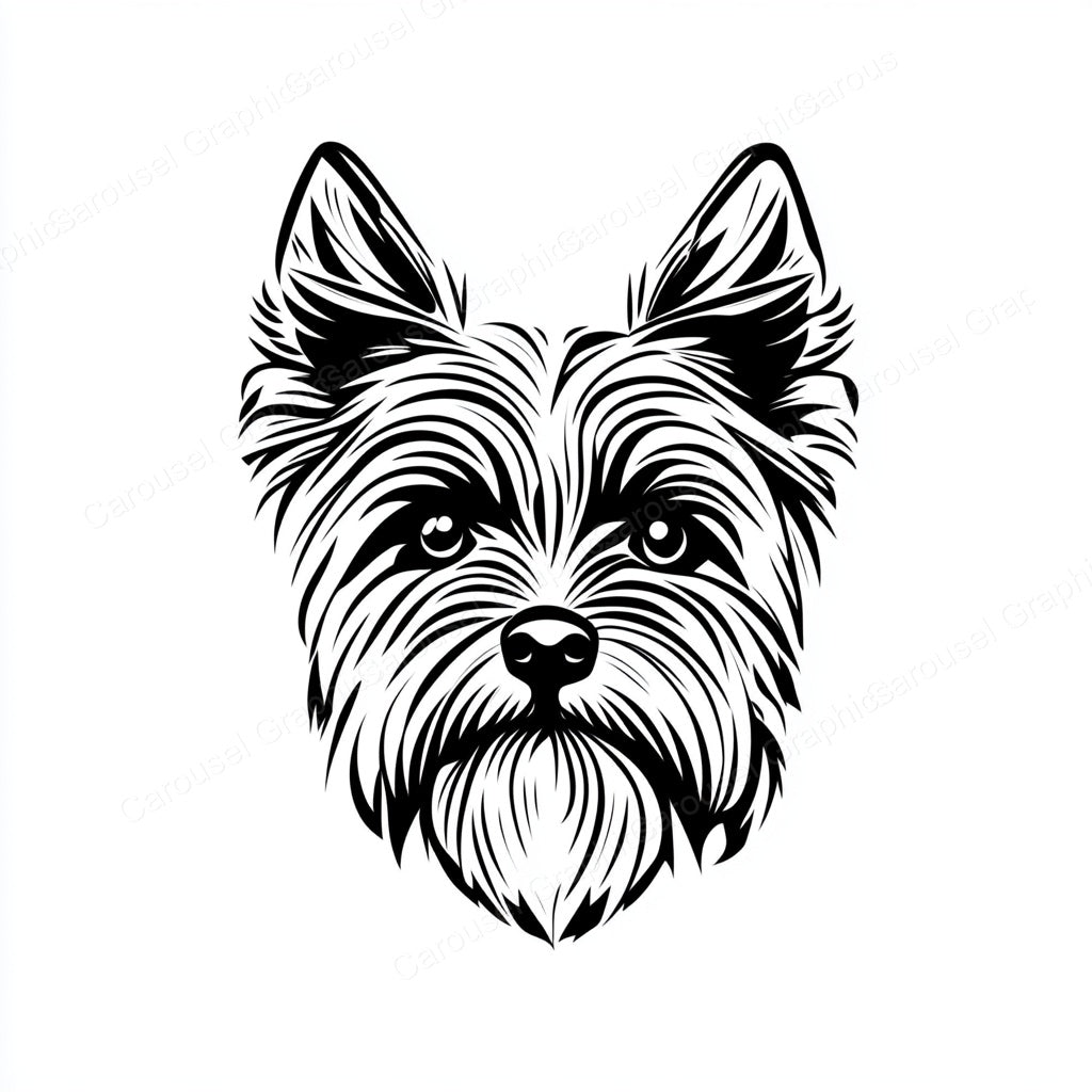 Yorkie Vector Graphic preview