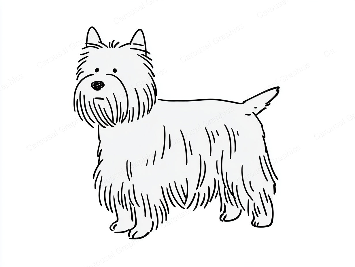 Yorkie Vector Graphic preview