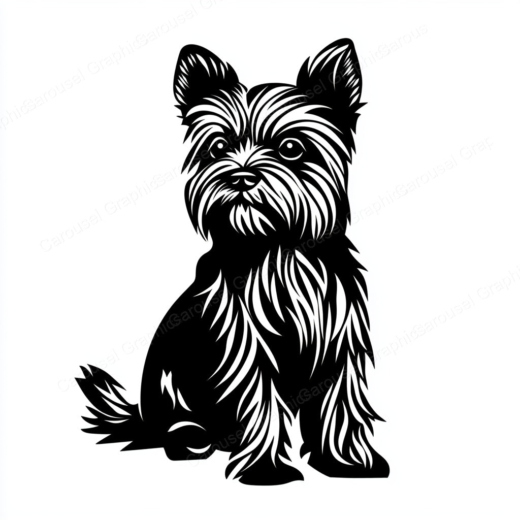 Yorkie Vector Graphic preview