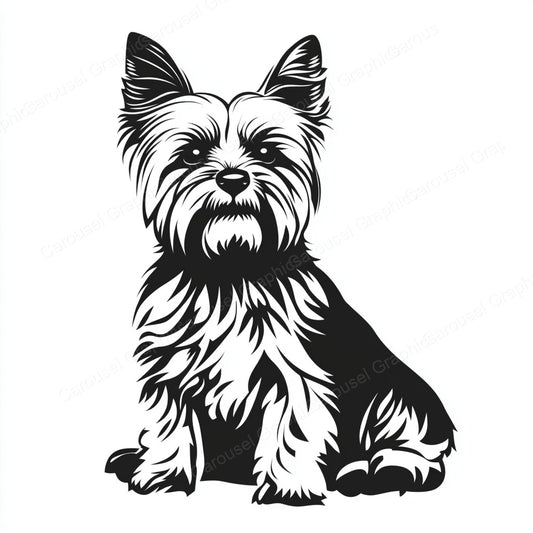Yorkie Vector Graphic preview