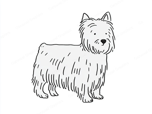 Yorkie Vector Graphic preview