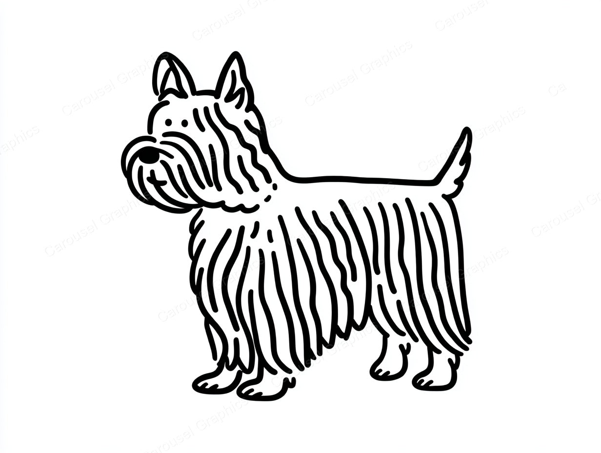 Yorkie Vector Graphic preview