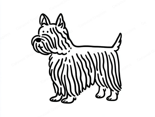 Yorkie Vector Graphic preview