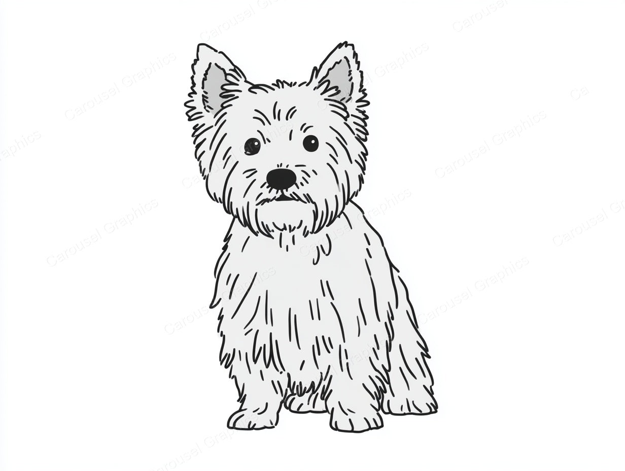 Yorkie Vector Graphic preview