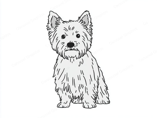 Yorkie Vector Graphic preview
