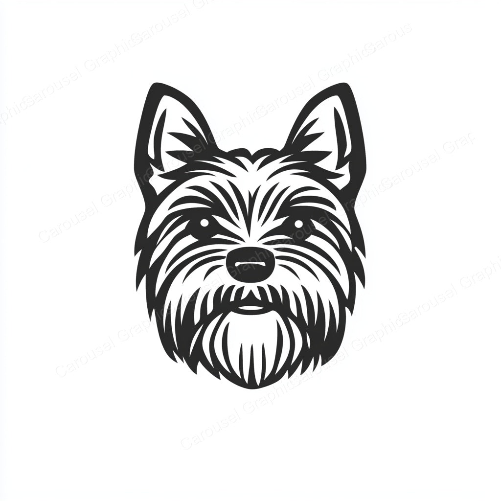 Yorkie Vector Graphic preview