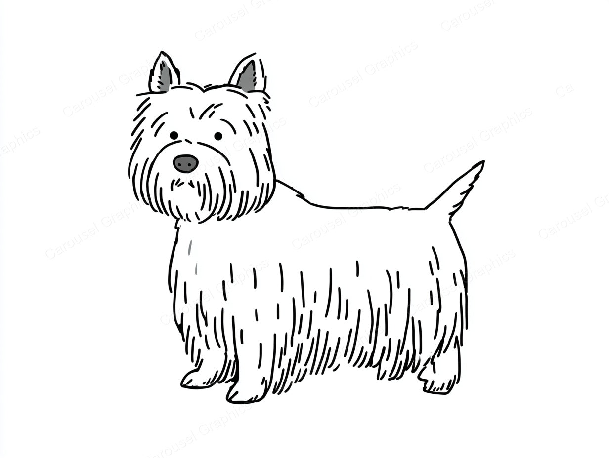 Yorkie Vector Graphic preview