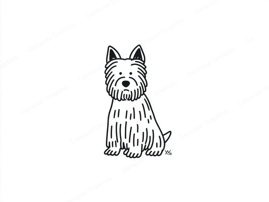 Yorkie Vector Graphic preview
