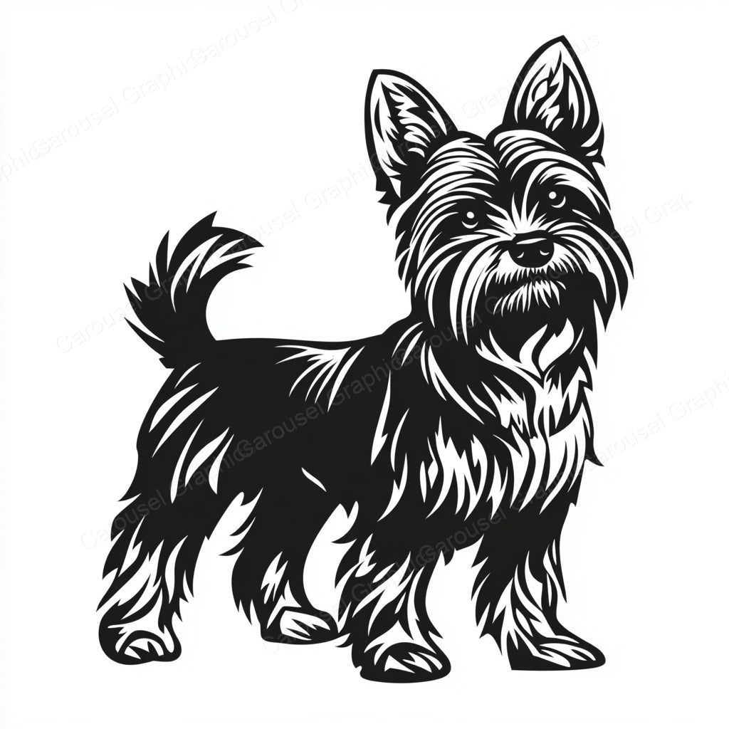 Yorkie Vector Graphic preview
