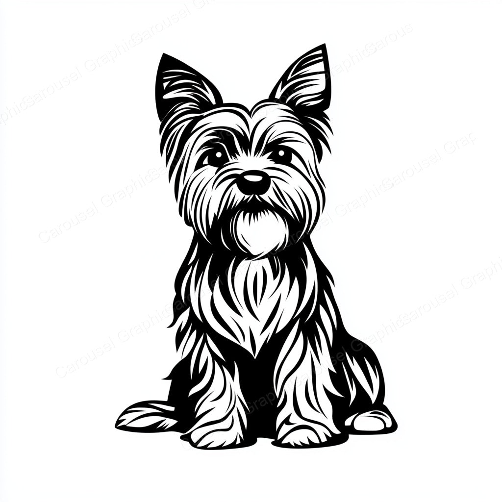 Yorkie Vector Graphic preview