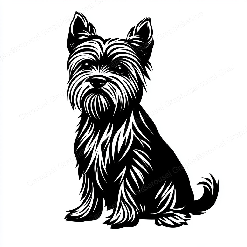 Yorkie Vector Graphic preview