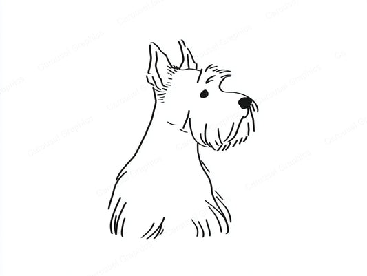 Yorkie Vector Graphic preview